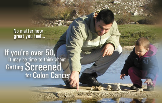 Get screened for colorectal cancer